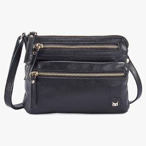 Wise Owl leather crossbody